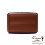 Sleek Durable Aluminum Card Holder/ Wallet with Rigid Surface.